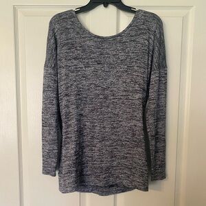 Women's Grey Long Sleeve Top